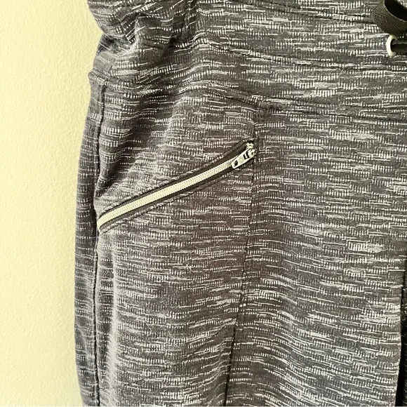 Athleta Stone Metro Slouch Heather Charcoal Gray Drawstring Pants - Small - Picture 5 of 13